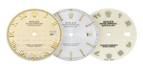 what is rolex dial made of